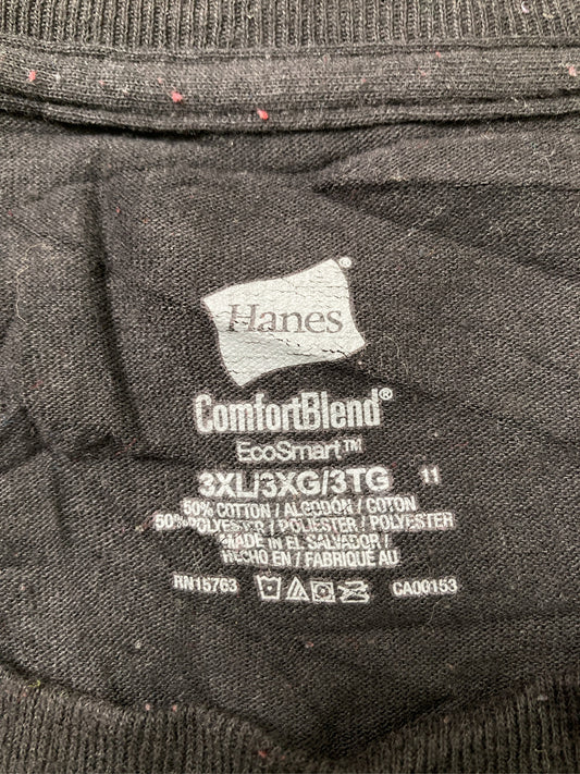 Hanes/ヘインズ/Tシャツ/カットソー/トップス/ブラック/3XL
