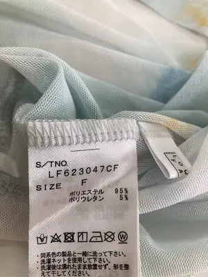 LOWRYS FARM/ローリーズファーム/Tシャツ/カットソー/トップス/スカイブルー/F