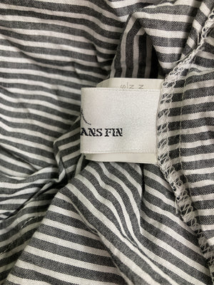 SANS FIN/ポロシャツ/トップス/グレー/M