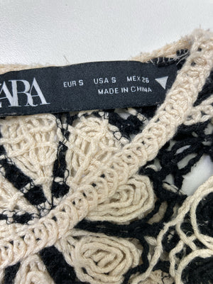ZARA/ザラ/ニット/セーター/トップス/ブラック/EUR S/USA S/MEX 26