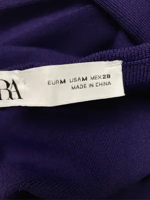 ZARA/ザラ/ワンピース/ワンピース/ドレス/パープル/M