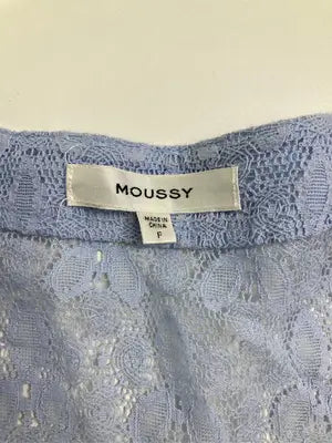 MOUSSY/マウジー/カーディガン/ボレロ/トップス/ブルー/F