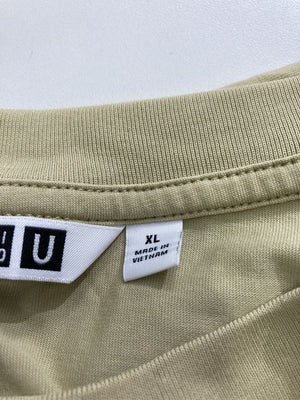 UNIQLO U/ユニクロユー/Tシャツ/カットソー/トップス/ベージュ/XL