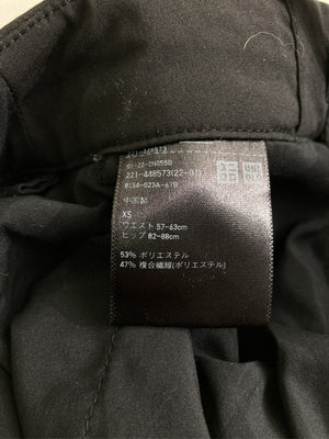 UNIQLO/ユニクロ/スラックス/パンツ/ブラック/XS