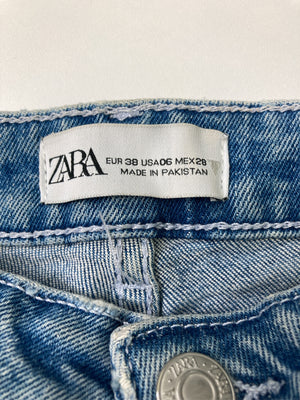 ZARA/ザラ/デニムパンツ/パンツ/スカイブルー/EUR38/USA06/MEX28