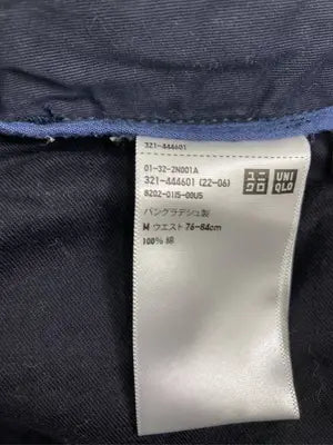 UNIQLO/ユニクロ/チノパンツ/パンツ/ブラック/M ウエスト76-84cm