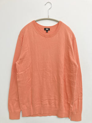 UNIQLO/ユニクロ/ニット/セーター/トップス/オレンジ/M