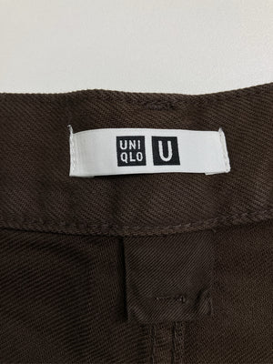 UNIQLO/ユニクロ/デニムパンツ/パンツ/ブラウン/25