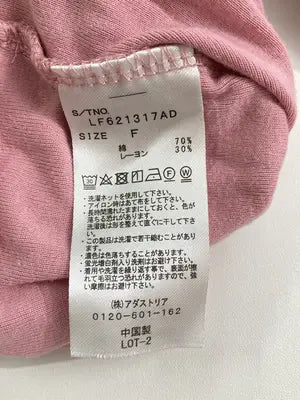 LOWRYS FARM/ローリーズファーム/Tシャツ/カットソー/トップス/ピンク/F