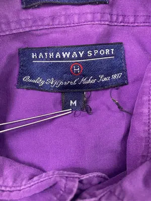HATHAWAY/ハサウェイ/シャツ/ブラウス/トップス/パープル/M