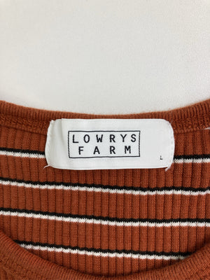 LOWRYS FARM/ローリーズファーム/Tシャツ/カットソー/トップス/オレンジ/L