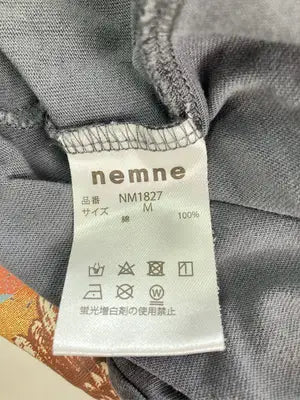 nemne/ネンネ/Tシャツ/カットソー/トップス/グレー/M