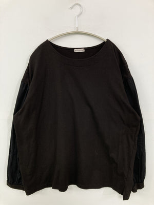 colopuca/Tシャツ/カットソー/トップス/ブラック/4L