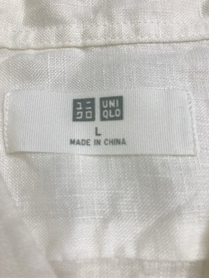 UNIQLO/ユニクロ/シャツ/ブラウス/トップス/ホワイト/L