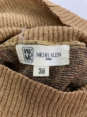 MICHEL KLEIN/ミッシェルクラン/ノースリーブ/トップス/ブラウン/38