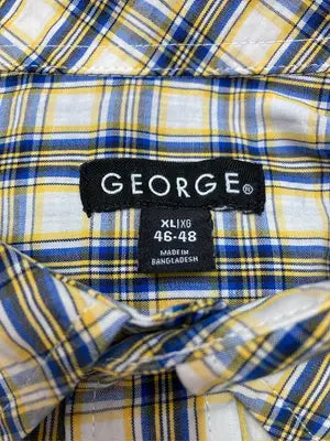 GEORGE/ジョージ/シャツ/ブラウス/トップス/イエロー/XL