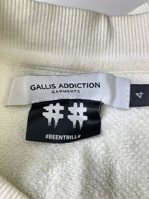 GALLIS ADDICTION/スウェット/トップス/ホワイト/4