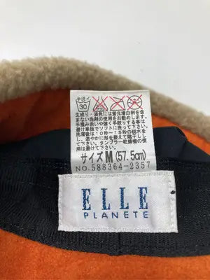 ELLE PLANETE/バケットハット/帽子/オレンジ/M (57.5cm)