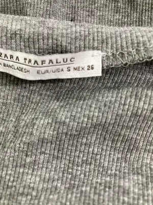 ZARA TRAFALUC/ザラトラファルック/Tシャツ/カットソー/トップス/グレー/USA S