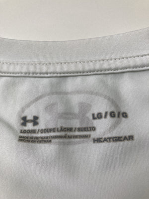 UNDER ARMOUR/アンダーアーマー/Tシャツ/カットソー/トップス/ホワイト/LG