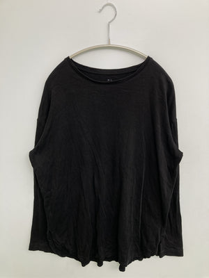 無印良品/ムジルシリョウヒン/Tシャツ/カットソー/トップス/ブラック/M-L