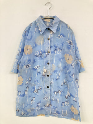 Bonheur/ボヌール/シャツ/ブラウス/トップス/ブルー