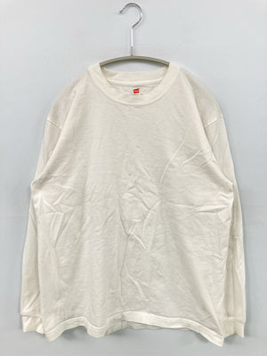 Hanes/ヘインズ/Tシャツ/カットソー/トップス/ホワイト/M
