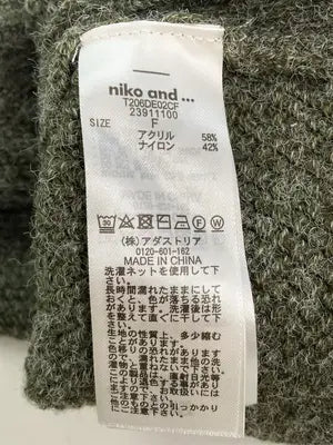 niko and .../ニコアンド/ベスト/トップス/グレー/F