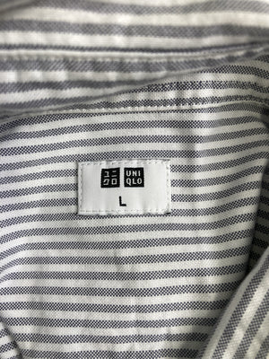 UNIQLO/ユニクロ/ビジネスシャツ/トップス/グレー/L