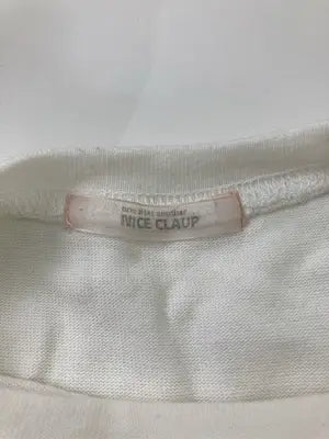 NICE CLAUP/ナイスクラップ/Tシャツ/カットソー/トップス/ホワイト