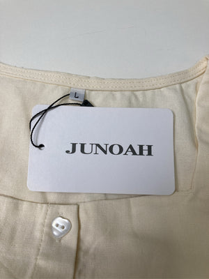 JUNOAH/ジュノア/ワンピース/ワンピース/ドレス/アイボリー/L