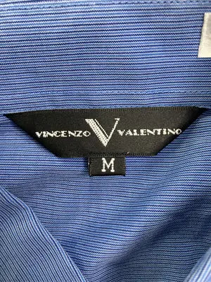 VINCENZO VALENTINO/シャツ/ブラウス/トップス/ブルー/M
