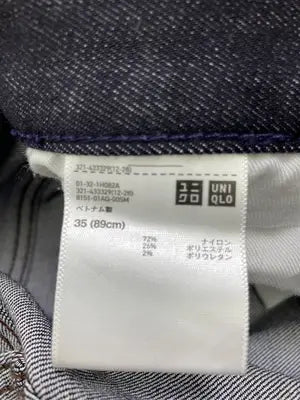 UNIQLO/ユニクロ/デニムパンツ/パンツ/ネイビー/35(89cm)