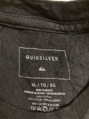 QUIKSILVER/クイックシルバー/Tシャツ/カットソー/トップス/ブラック/XL