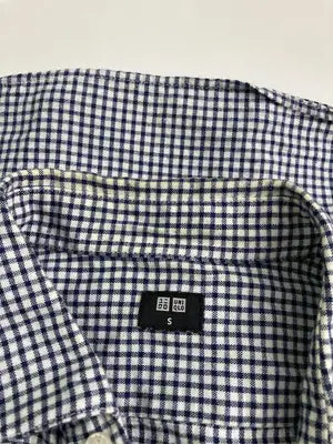 UNIQLO/ユニクロ/シャツ/ブラウス/トップス/ネイビー/S