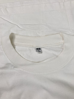 UNIQLO/ユニクロ/Tシャツ/カットソー/トップス/ホワイト/L