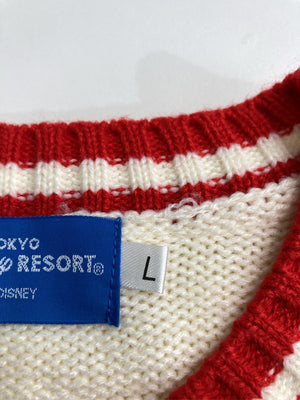 TOKYO DISNEY RESORT/トウキョウディズニーリゾート/ニット/セーター/トップス/ホワイト/L