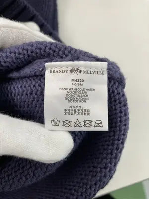 BRANDY MELVILLE/ブランディーメルビル/ニット/セーター/トップス/ネイビー/160/84A