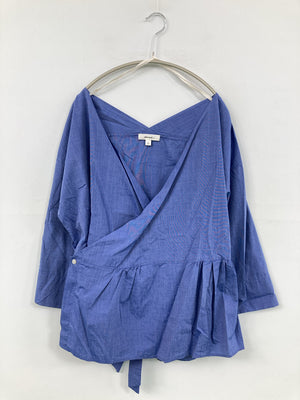 niko and .../ニコアンド/シャツ/ブラウス/トップス/ブルー/4