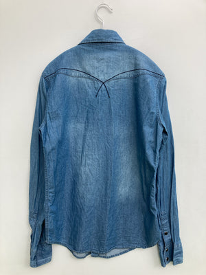 AZUL by MOUSSY/アズールバイマウジー/シャツ/ブラウス/トップス/スカイブルー/M