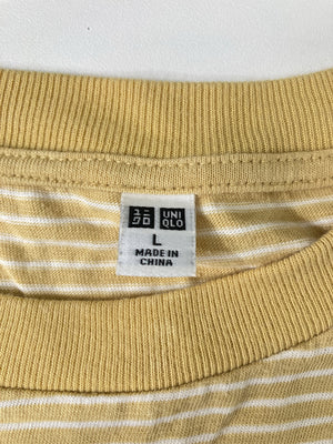UNIQLO/ユニクロ/Tシャツ/カットソー/トップス/イエロー/L
