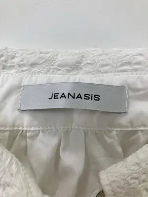 JEANASIS/ジーナシス/シャツ/ブラウス/トップス/ホワイト