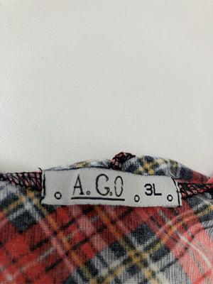 A.G.O/ワンピース/ワンピース/ドレス/レッド/3L
