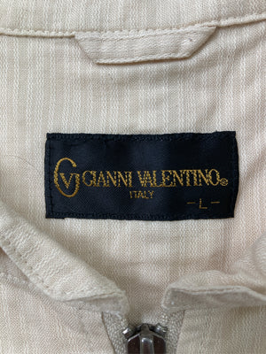 GIANNI VALENTINO/ジャンニバレンチノ/ブルゾン/ジャケット/アウター/ベージュ/L