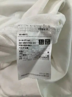 UNIQLO/ユニクロ/Tシャツ/カットソー/トップス/ホワイト/XL