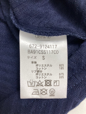 NANO-UNIVERSE/ナノユニバース/Tシャツ/カットソー/トップス/ネイビー/S