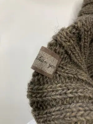 by lalian yarm/ニットキャップ/ビーニー/帽子/カーキ/FREE SIZE(57-59cm)