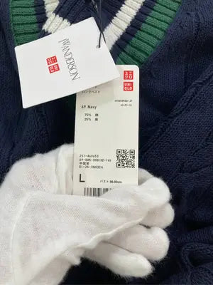 UNIQLO JW Anderson/ユニクロジェイダブリューアンダーソン/ベスト/トップス/ネイビー/L