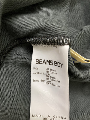 BEAMS BOY/ビームスボーイ/タンクトップ/トップス/ブラック