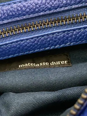 matelasse durer/ショルダーバッグ/バッグ/ブルー